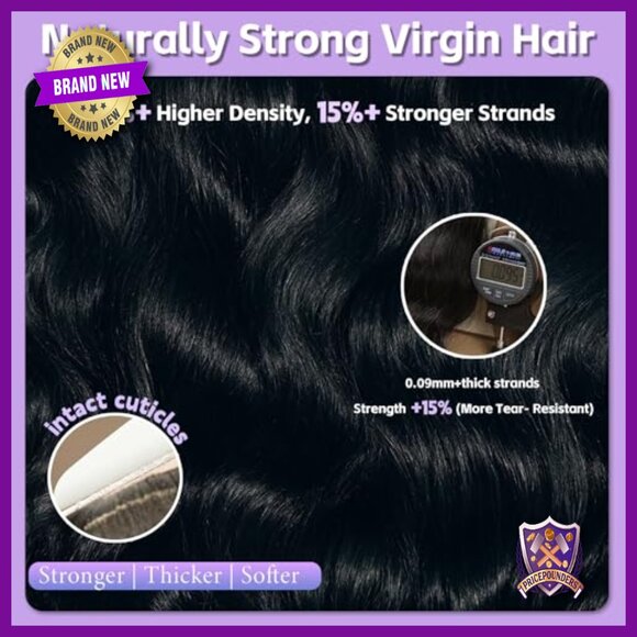 16A Raw Human Hair Bundles Body Wave Extensions 18-24 Inch Virgin Hair